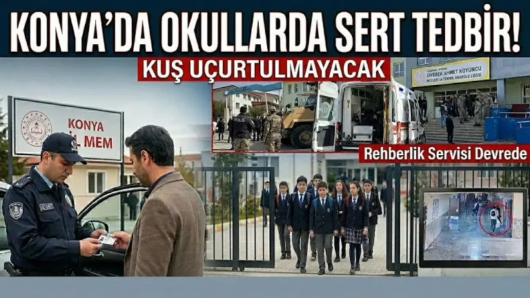 Konya’dan Eğitimde Güvenliğe Tam Kapsamlı Yaklaşım: Okul Kapılarından Dijital Ortama Kalkan