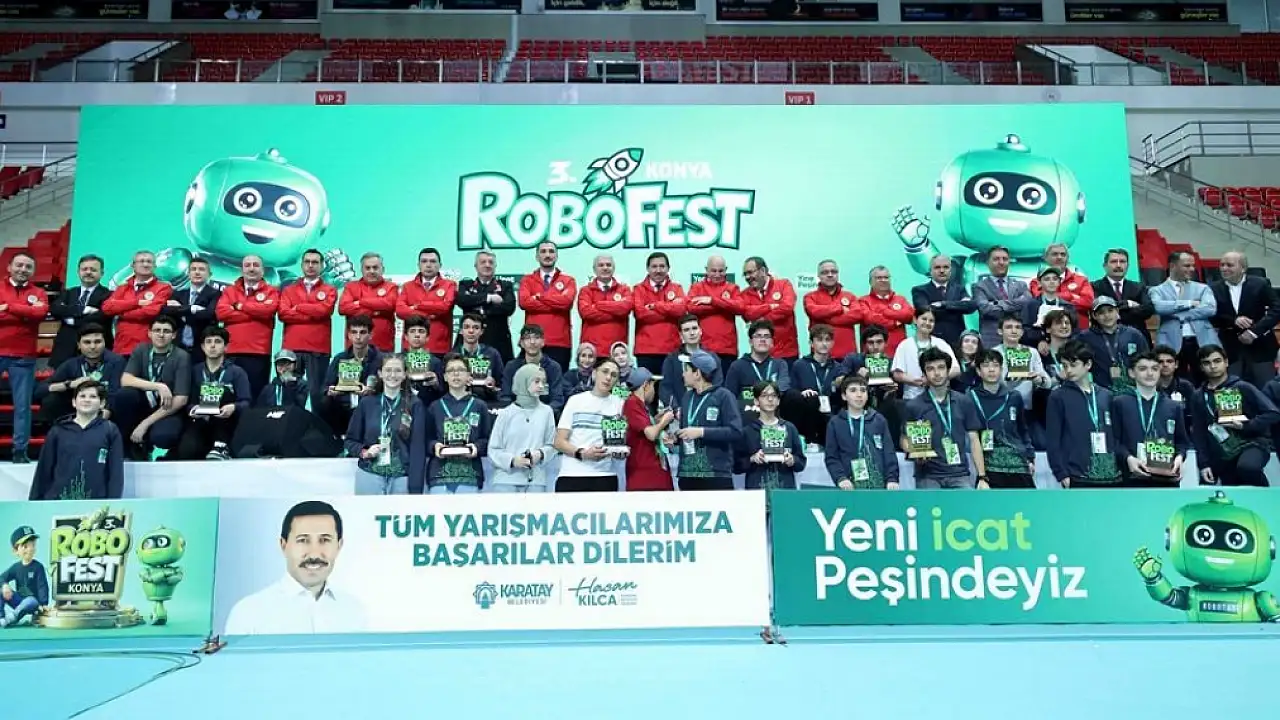 Konya’da robotlar yarıştı, gençler kazandı: ROBOFEST’te büyük final