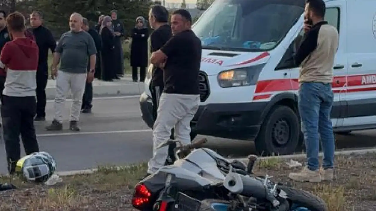 Konya’da korkutan kaza: Kadın motosiklet sürücüsü hayat mücadelesi veriyor